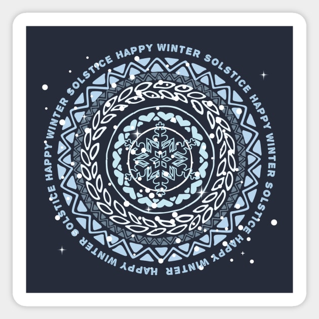 Winter Mandala Sticker by emma17